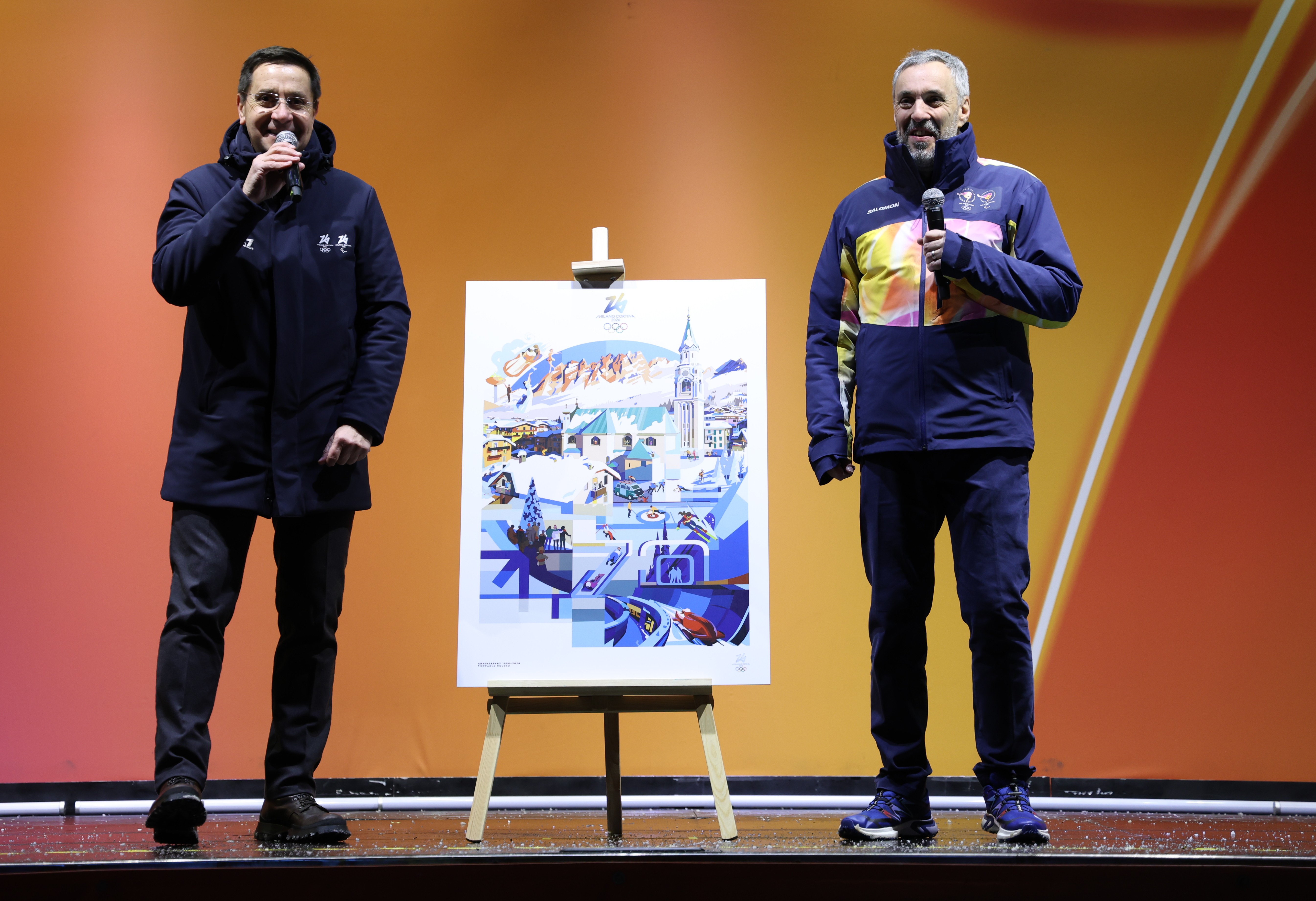 ミラノ・コルティナオリンピック2026　公式ポスター