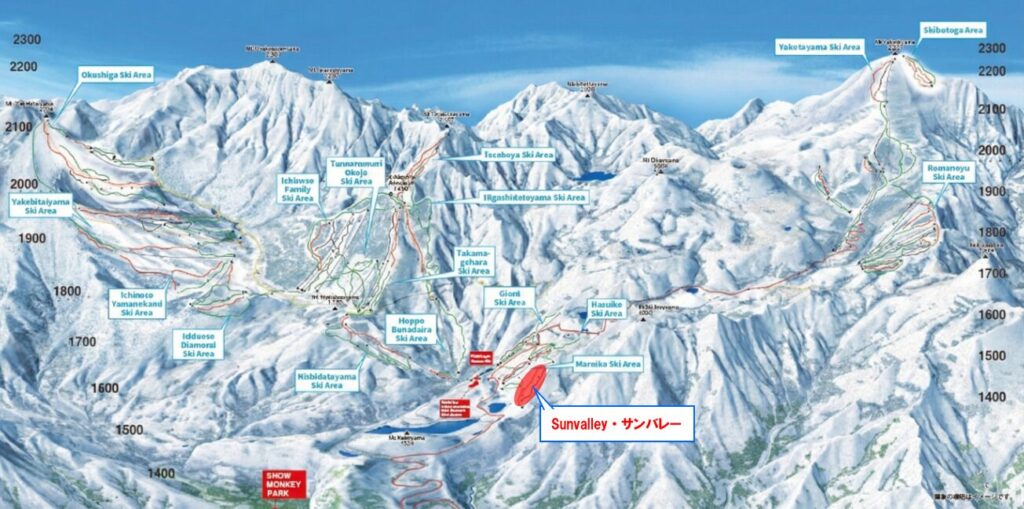 志賀高原 サンバレースキー場 スノーサーチ SNOWSEARCH